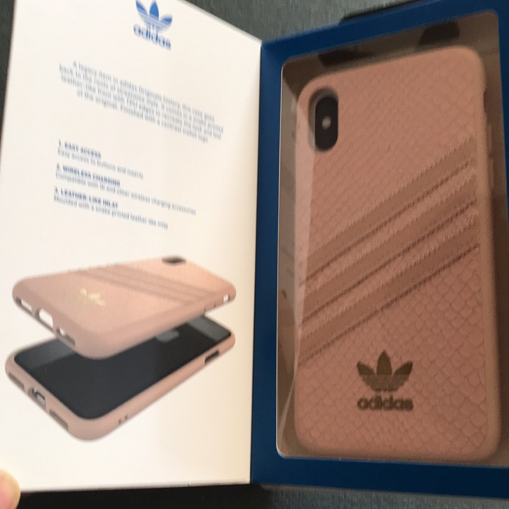 Adidas IPHONE X/XS Light Pink Peachy Color - New in original package. - Picture 4 of 4